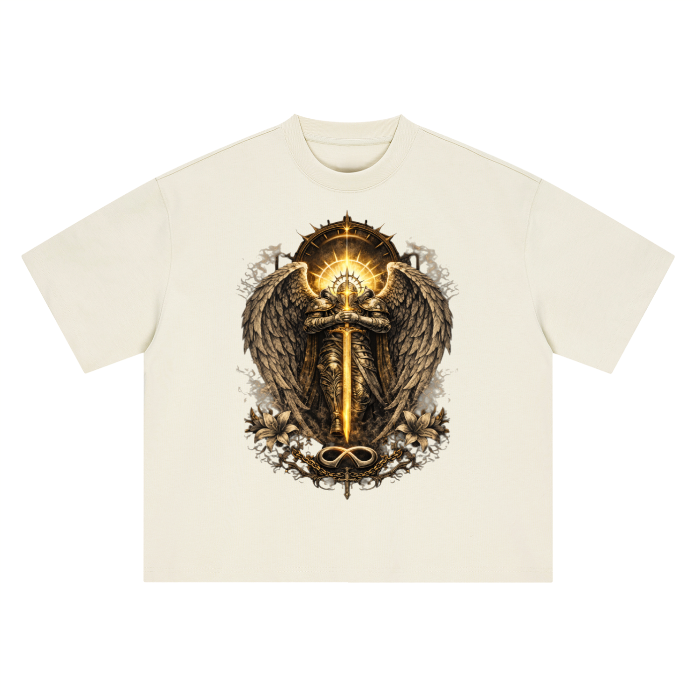 Eternal Guardian Graphic Boxy Oversized Tee