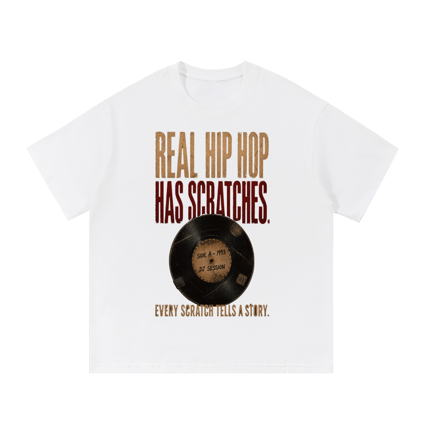 "Real hip-hop has scratches " Tee