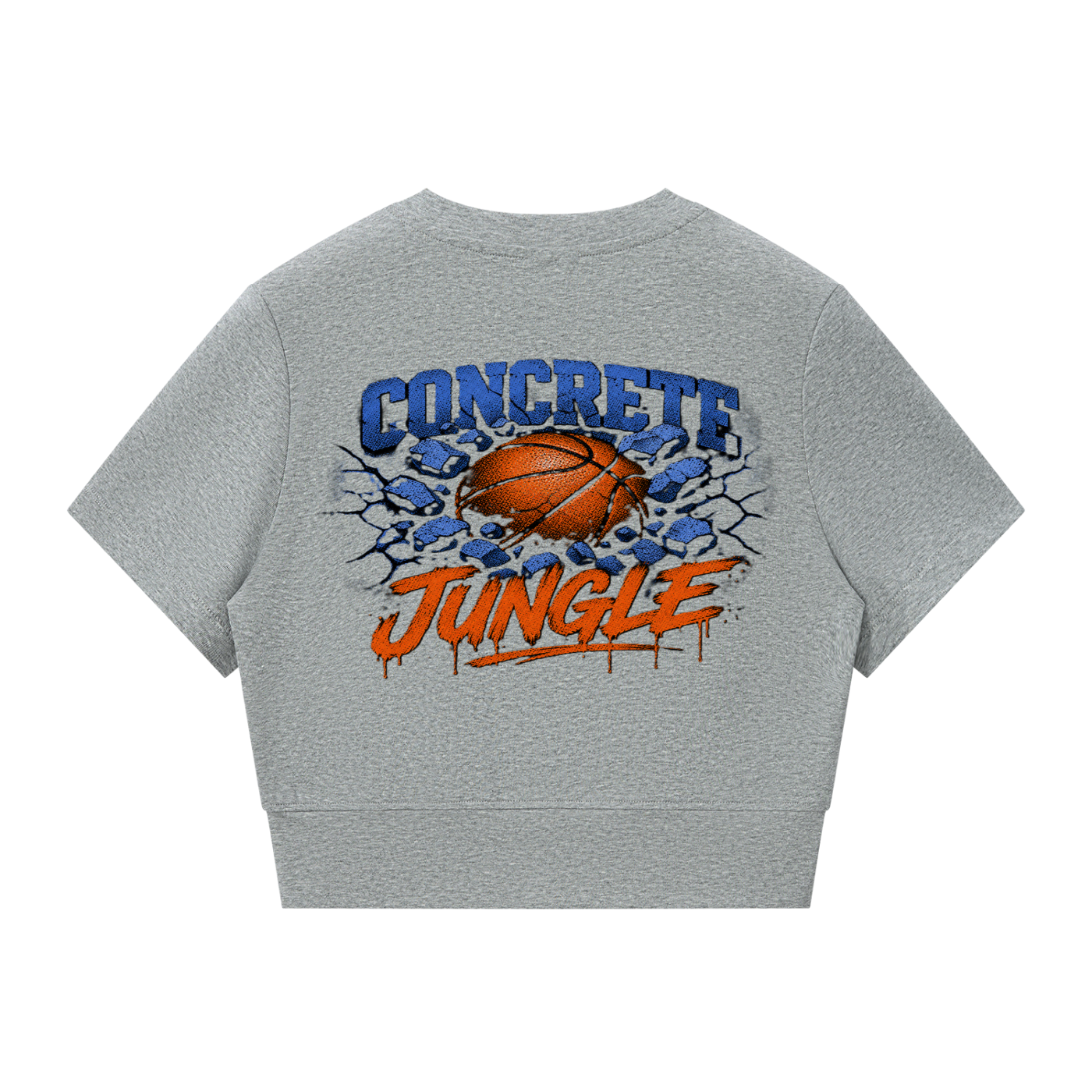 "Concrete Jungle " Women’s Paneling Full Zip Tee