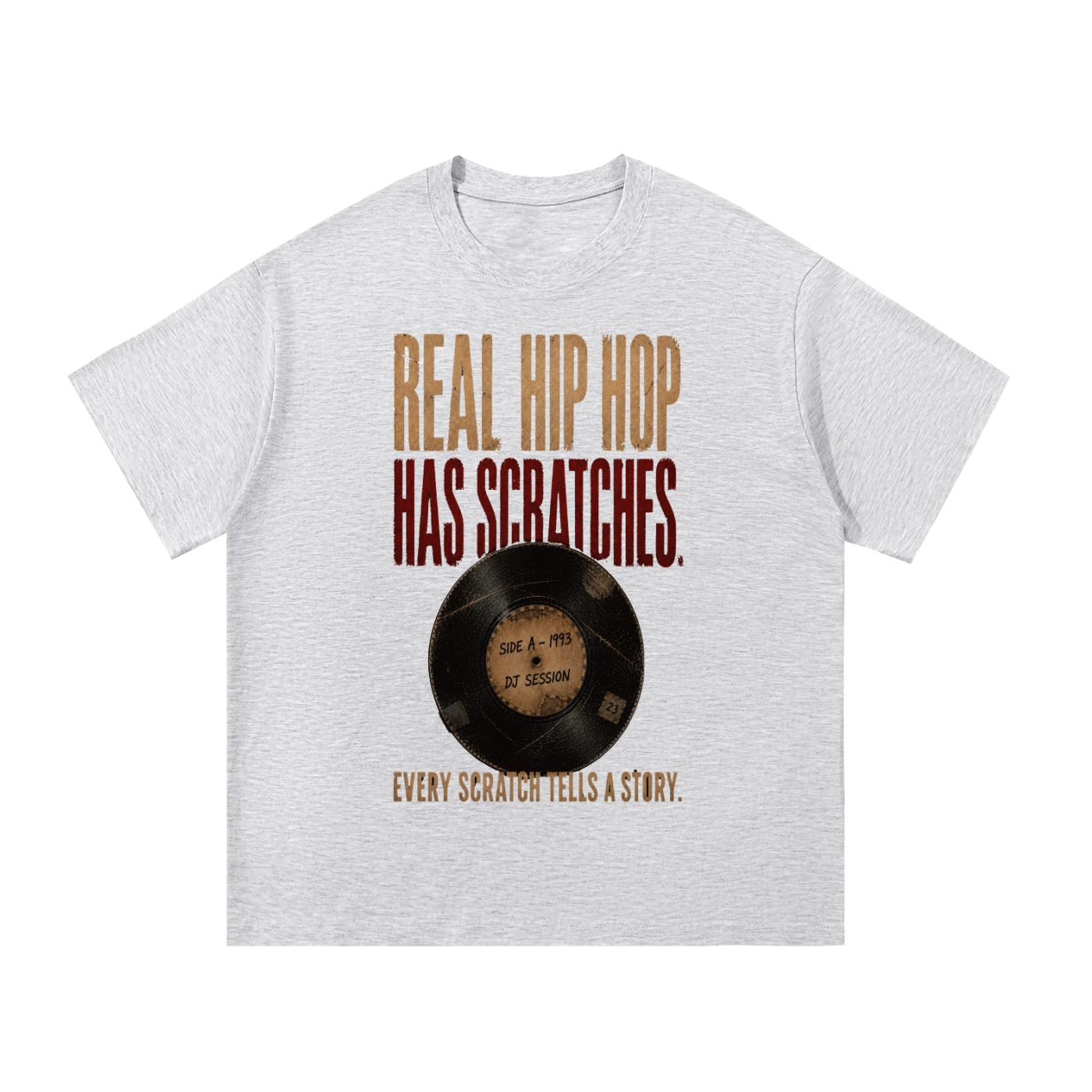 "Real hip-hop has scratches " Tee