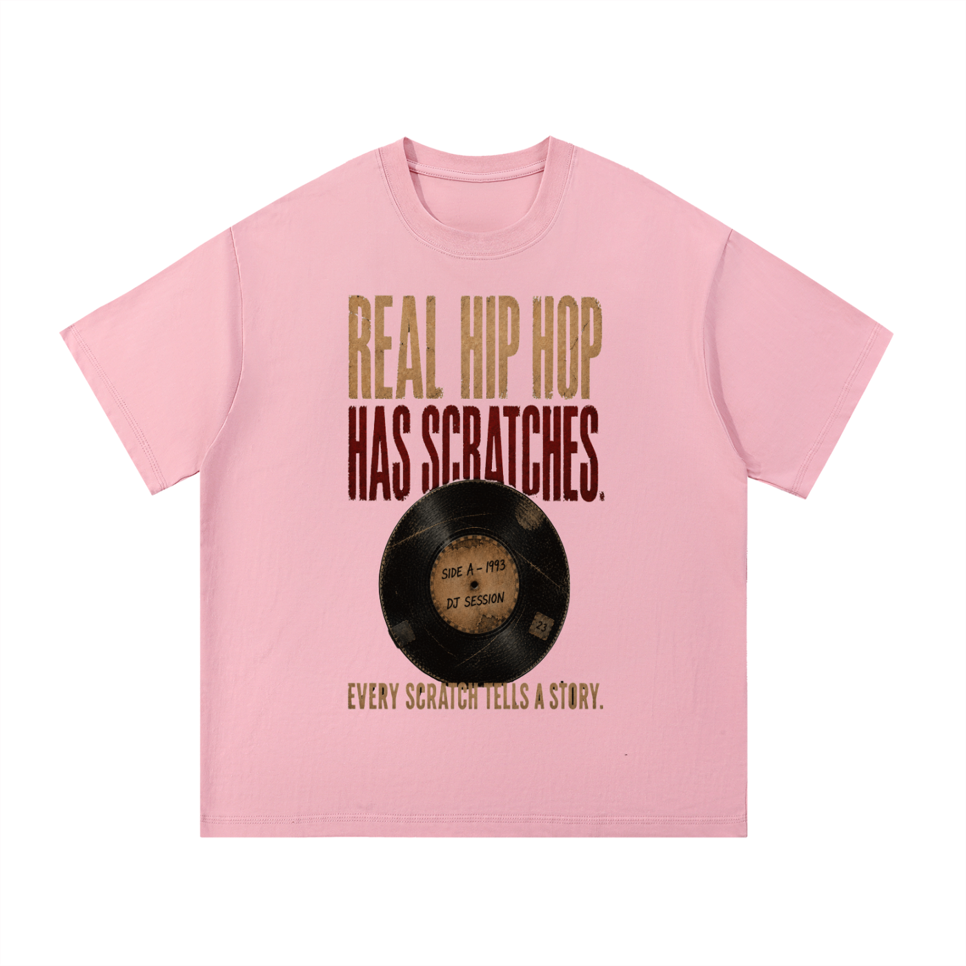 "Real hip-hop has scratches " Tee