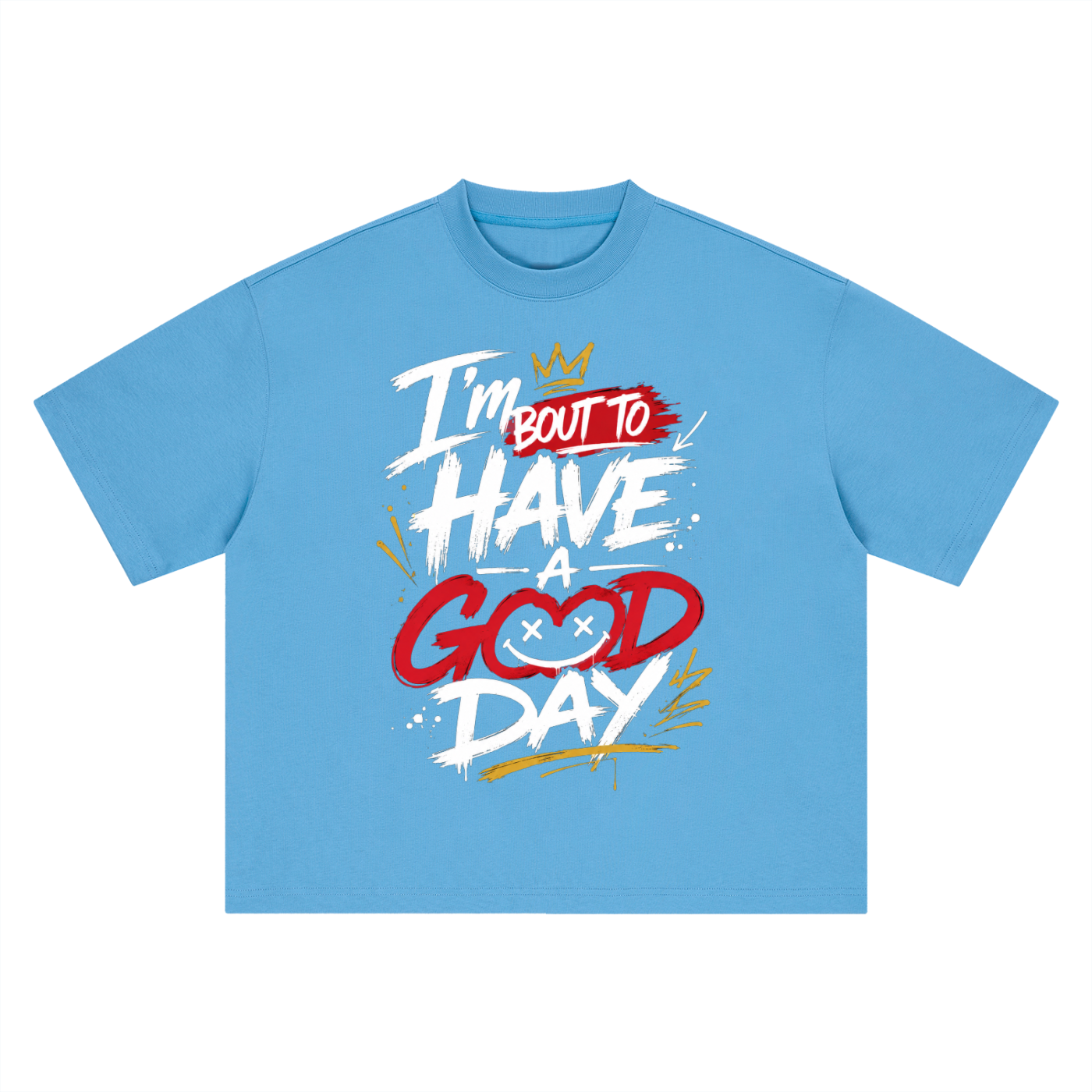 "Good day" Boxy Oversized Tee