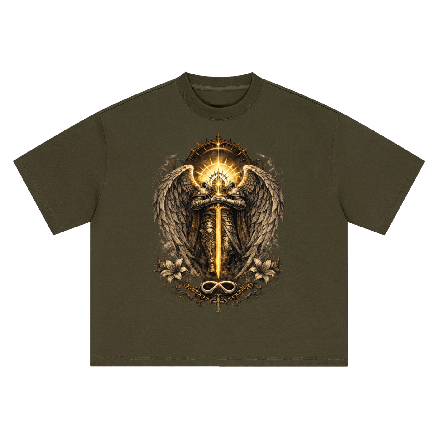 Eternal Guardian Graphic Boxy Oversized Tee