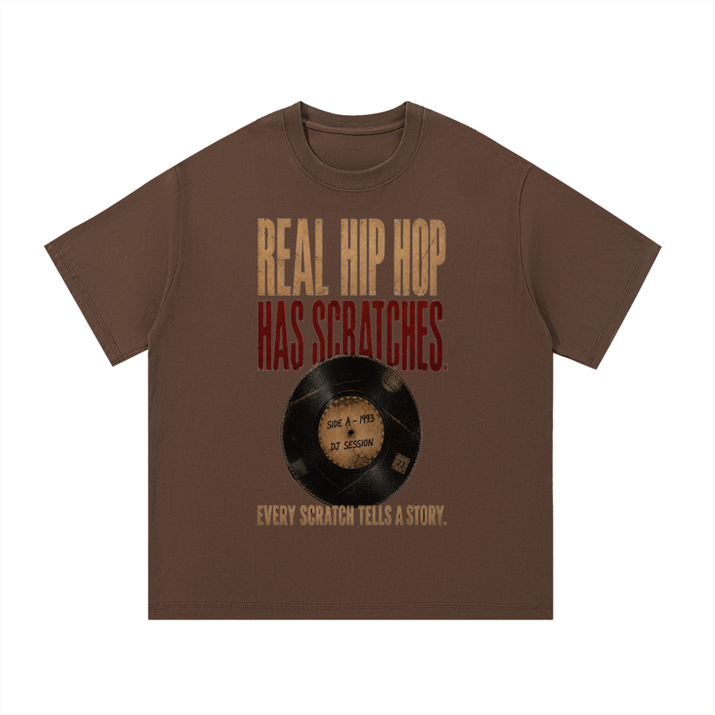 "Real hip-hop has scratches " Tee