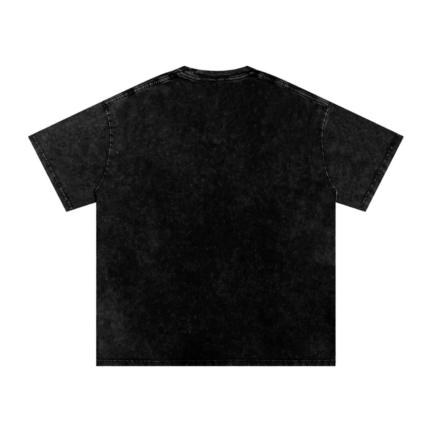 "Real hip-hop has scratches"  Snow Washed Oversized Cotton Tee