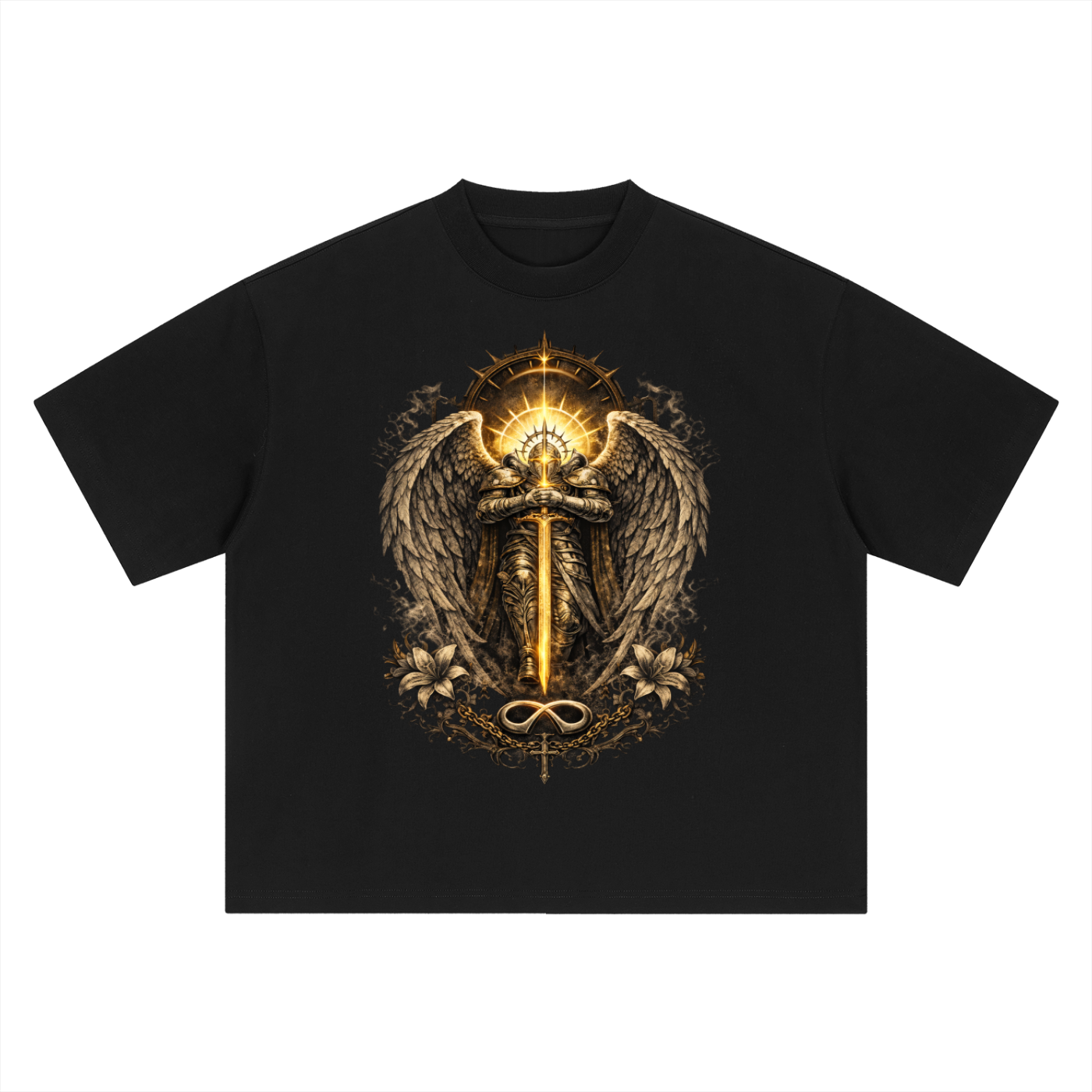 Eternal Guardian Graphic Boxy Oversized Tee