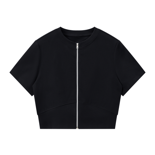 "Stay Flye " Women’s Paneling Full Zip Tee